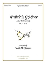 Prelude G Minor Handbell sheet music cover